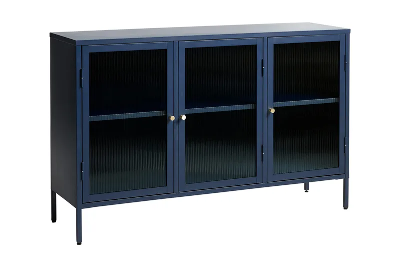 Lazarus Sideboard 3 delar 132 cm, Blå