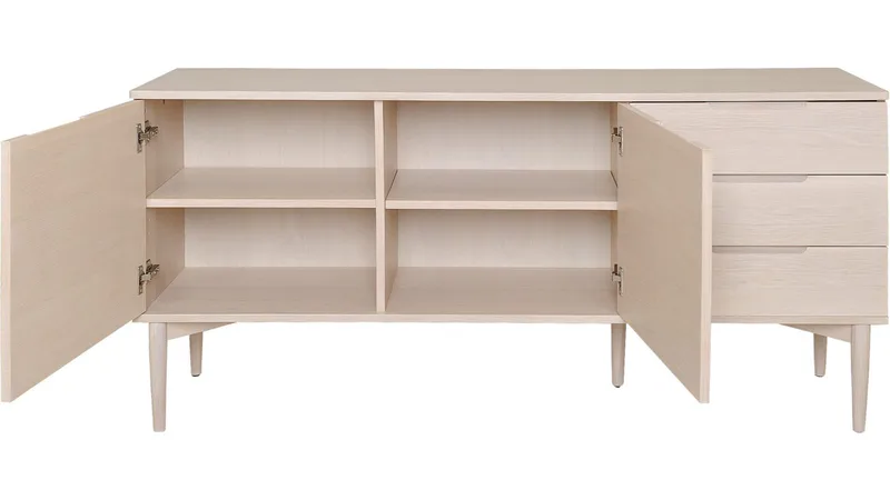 Sideboard Nordal 2+3 - Vitpigmenterad - Förvaring - Förvaringsmöbler - Sideboard & skänk
