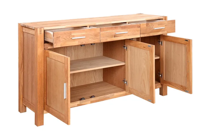 Sidobord Chicago 3 Dörrar Och 3 Lådor 140x44x86 - Förvaring - Förvaringsmöbler - Sideboard & skänk
