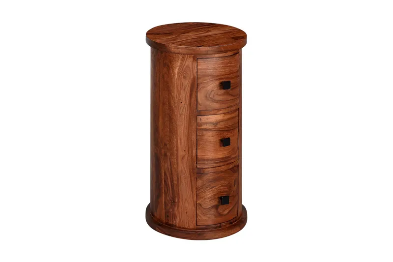 Willowdale Sideboard 35 cm 3 Lådor Runt, Brun