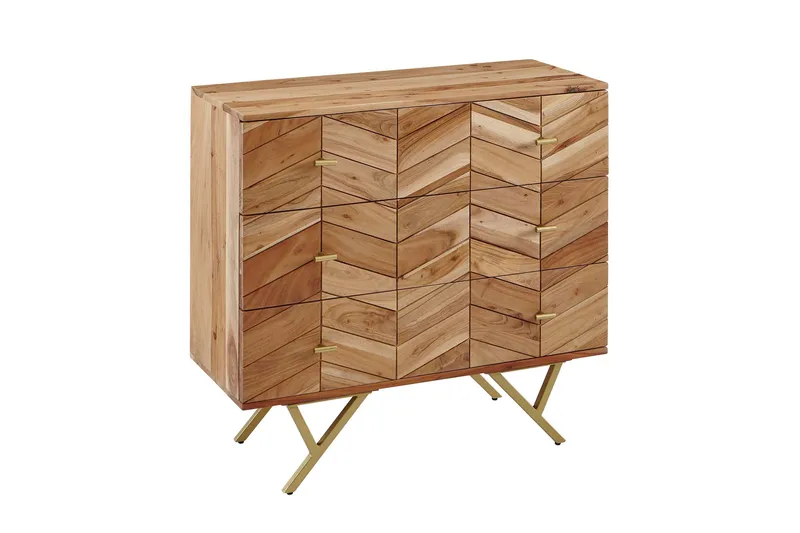 Willowdale Sideboard 90 cm i Trä med Ekutseende, Ljusbrun Träton