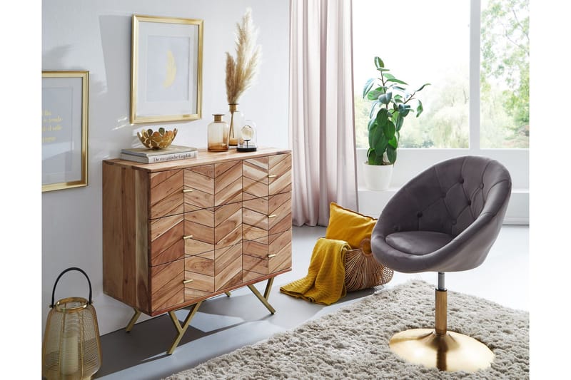 Willowdale Sideboard 90 cm i Trä med Ekutseende - Ljusbrun Träton - Förvaring - Förvaringsmöbler - Sideboard & skänk