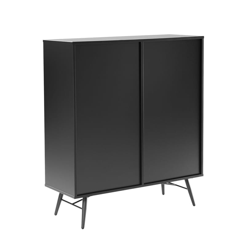 Sideboard Pixar svart 100x40x115 cm - Svart - Förvaring - Förvaringsmöbler - Sideboard & skänk