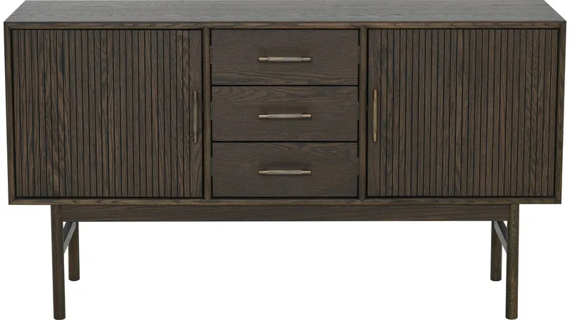 Sideboard Porsvik, Brunlackad ekfaner