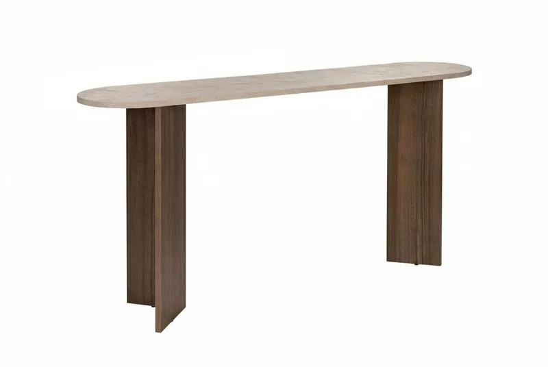 Yeno Sideboard 150x75x35 cm, Travertin, Venezia-valnöt