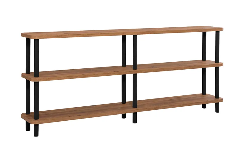 Andifli Bokhylla 180x74,9 cm, Svart