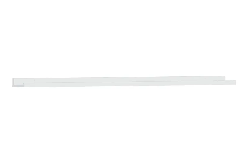 White Shelf Tavelhylla MDF 150 cm, Vit