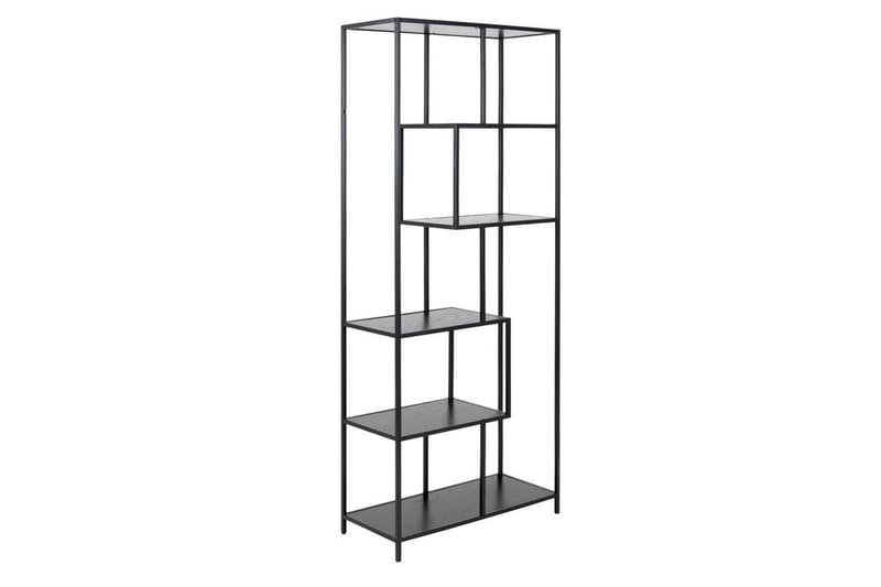 Seaford Bokhylla 77 cm i Metall, Svart