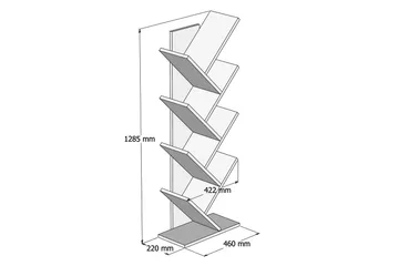 Spearin Bokhylla 46 cm - Förvaring - Hylla - Bokhylla