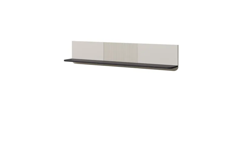 Cucina Vägghylla 150x22 cm, Beige/Grå