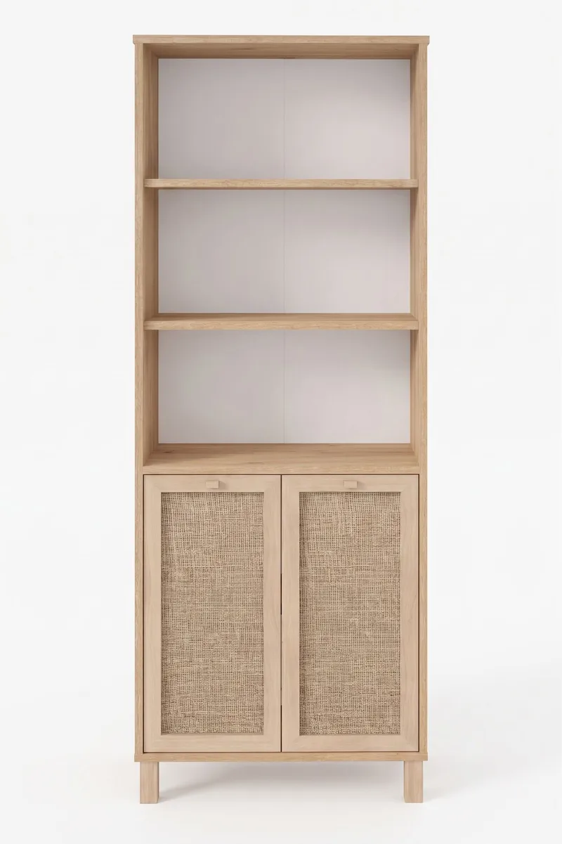 Dune Bokhylla 69,5x180x32 cm, Ek