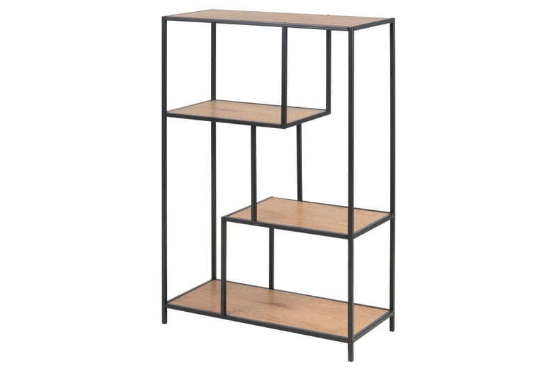 Hartsoe Bokhylla 77 cm i Ek, Brun
