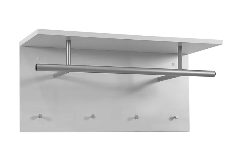 Klackbo Hatthylla 72 cm, Vit/Matt