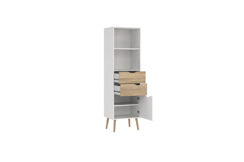 Hostafranc Bokhylla 50,2 cm - Vit - Förvaring - Hylla - Bokhylla