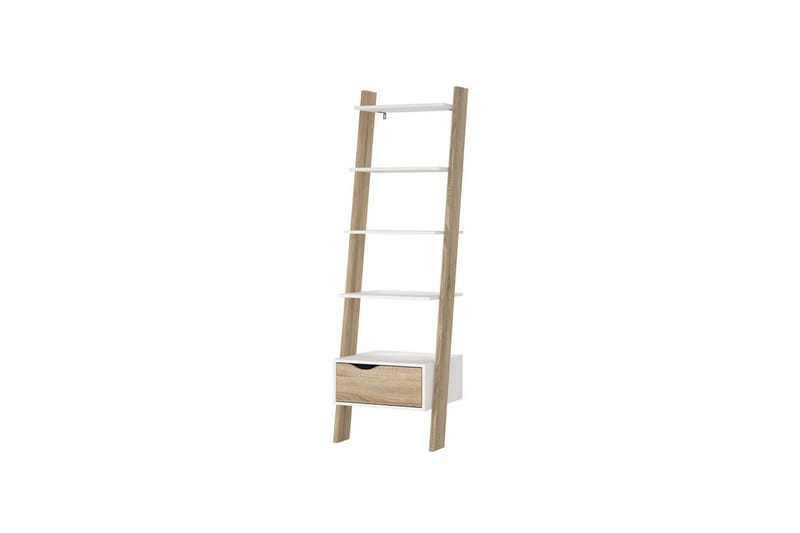 Hostafranc Bokhylla 55,1 cm i Ek, Vit