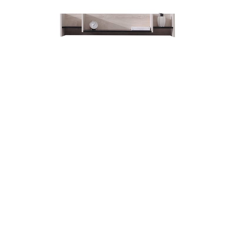 Planeta Vägghylla 25 cm i Trä, Svart|Beige