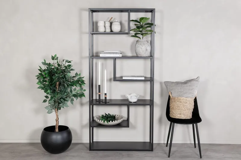 Staal Hylla 85 cm, svart