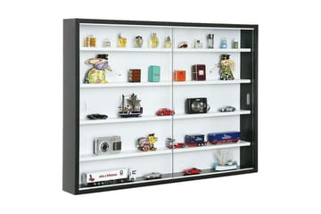 Komori Väggmonter 80 cm - Svart/Vit - Förvaring - Hylla - Vägghylla