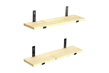 Wayte Vägghylla 60 cm - Svart/Ek - Förvaring - Hylla - Vägghylla