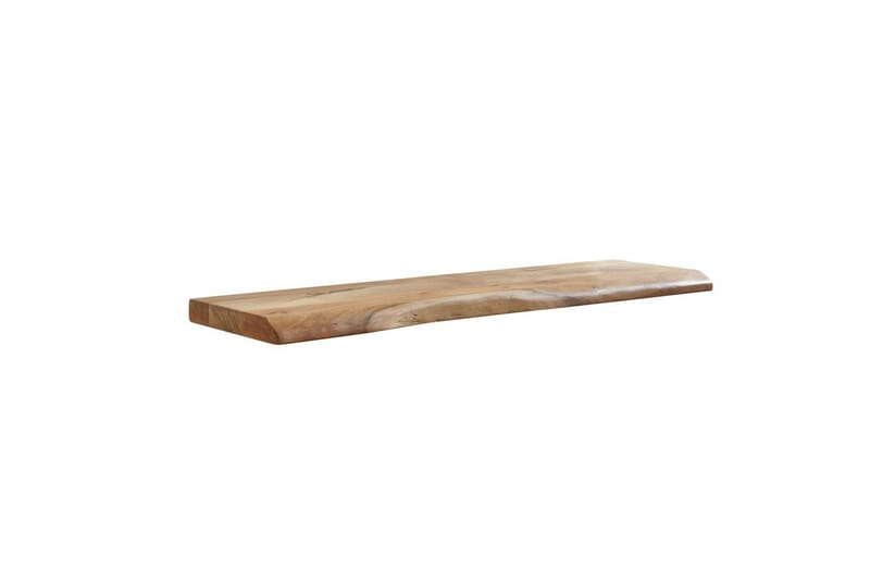 Vägghylla Wohnling träkant, massivt trä, flytande hylla, lantlig stil 100 cm, 100 cm