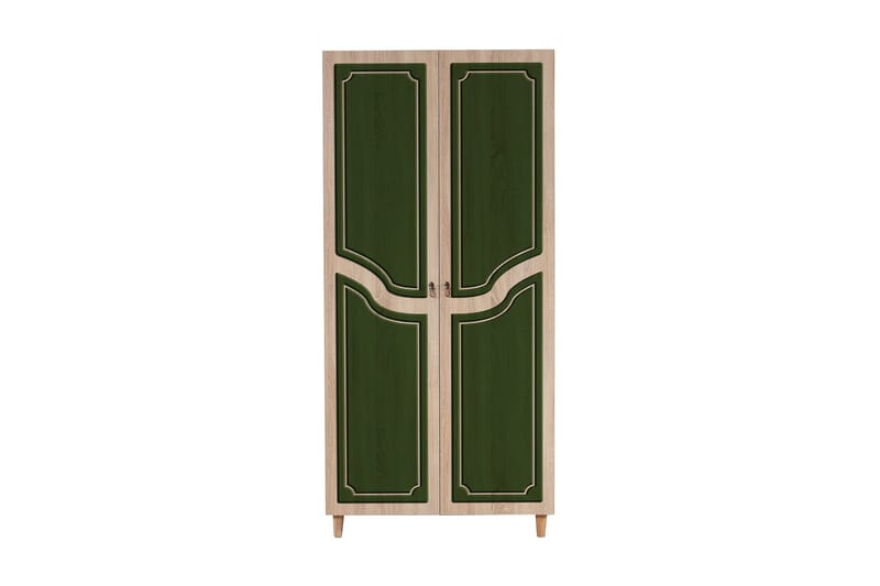 Brokind Garderob 90 cm, Brun