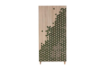 Brokind Garderob 90 cm - Brun - Förvaring - Klädförvaring - Garderob & garderobssystem