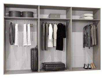 Eikra Garderob 300 cm - Cashmere - Förvaring - Klädförvaring - Garderob & garderobssystem - Klädskåp & fristående garderob