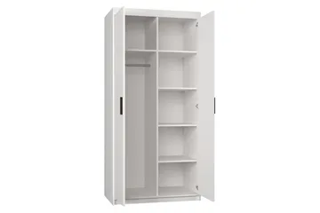 Enzenauer Garderob 90x53x191 cm - Ek - Förvaring - Klädförvaring - Garderob & garderobssystem