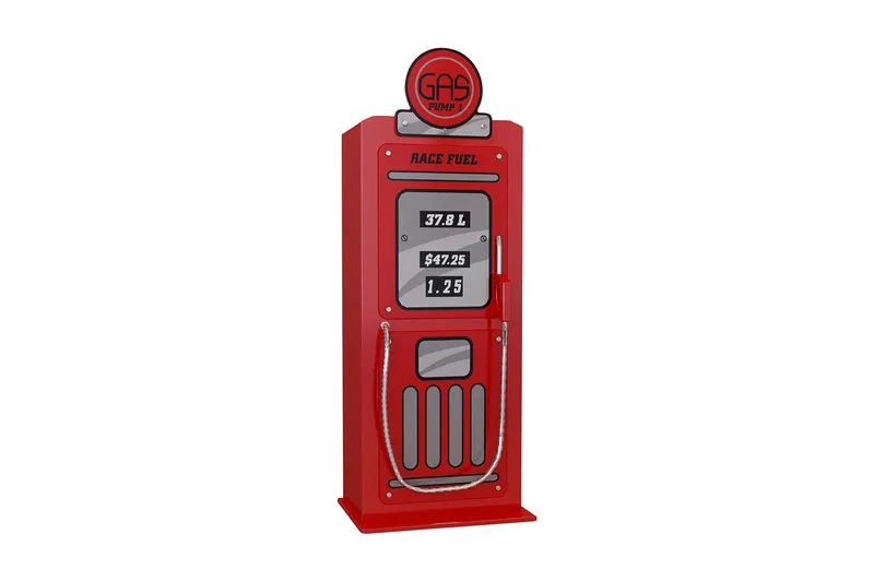 Fleeman Garderob London Telefonkiosk, Röd