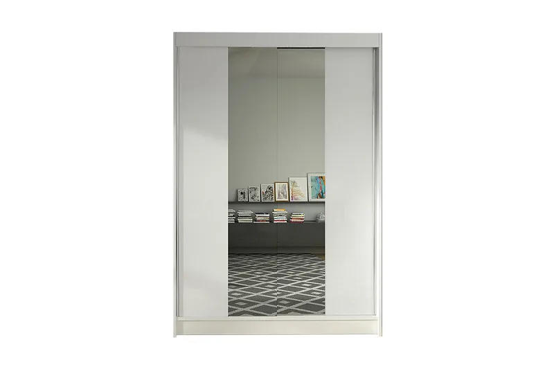 Garderob Lino LED-belysning, Vit