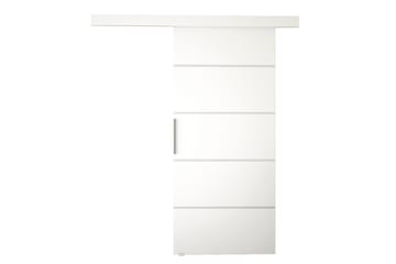 Nemanja Skjutdörr 86x205 cm - Vit - Förvaring - Klädförvaring - Garderob & garderobssystem - Garderobsdörr - Skjutdörrar garderob