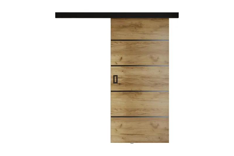 Werdi Plus Skjutdörr 100 cm, Trä/Natur