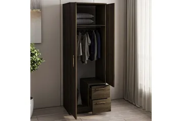Hearst Garderobsskåp 60x171,8 cm - Valnöt - Förvaring - Klädförvaring - Garderob & garderobssystem - Klädskåp & fristående garderob