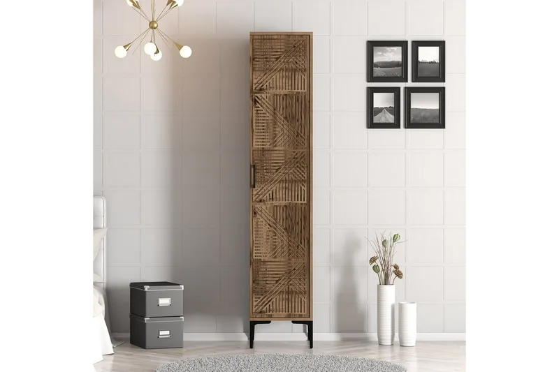 Kumsal Garderob 40 cm - Valnöt - Förvaring - Skåp - Förvaringsskåp