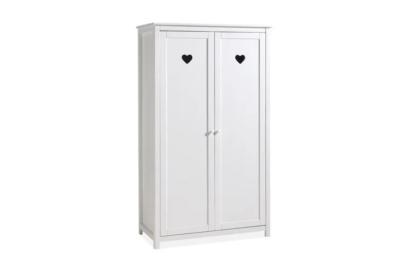Maritza Garderob 110 cm i Målat Trä, Vit