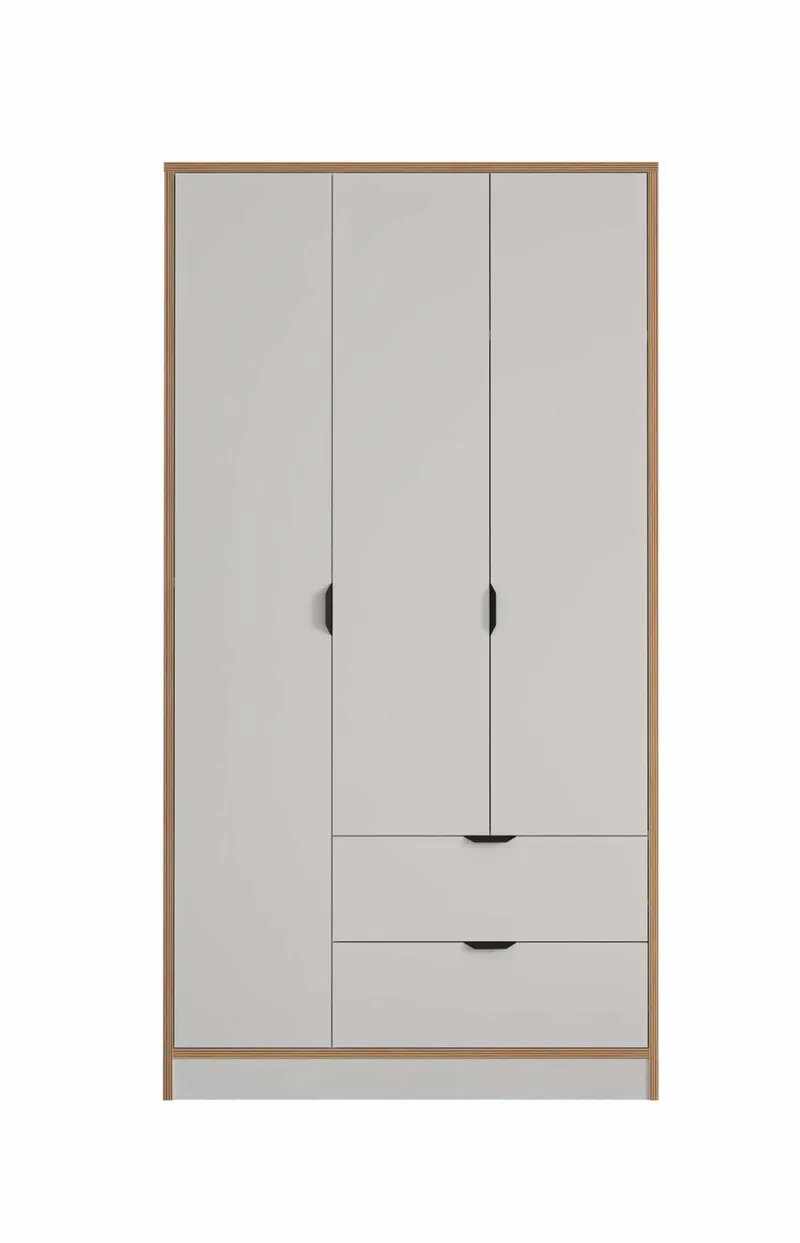 Olyros Garderob 97x182 cm, Vit
