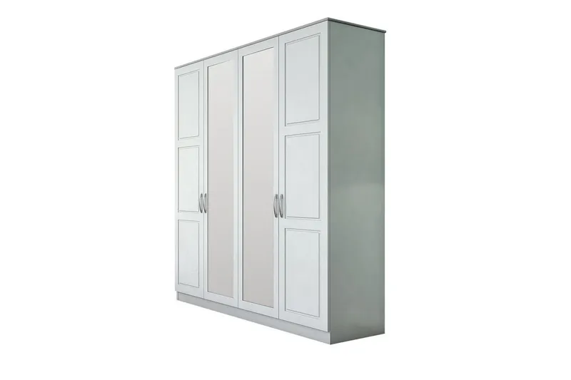 Orlenis Garderob 140x184 cm, Matt Vit