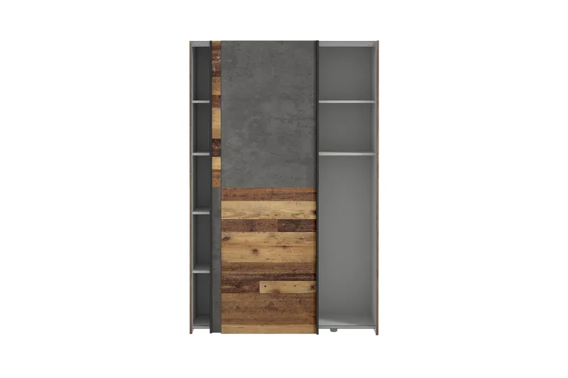Shipts Garderob 42x120 cm - Natur/Mörkgrå - Förvaring - Klädförvaring - Garderob & garderobssystem