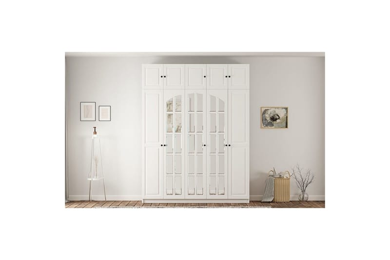 Talren Garderob 175x240 cm - Matt Vit - Förvaring - Klädförvaring - Garderob & garderobssystem - Klädskåp & fristående garderob
