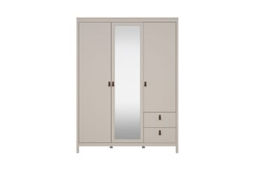 Vallvidera Garderob med Spegel 150x199 cm - Beige - Förvaring - Klädförvaring - Garderob & garderobssystem