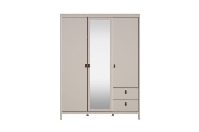 Vallvidera Garderob med Spegel 150x199 cm - Beige - Förvaring - Klädförvaring - Garderob & garderobssystem