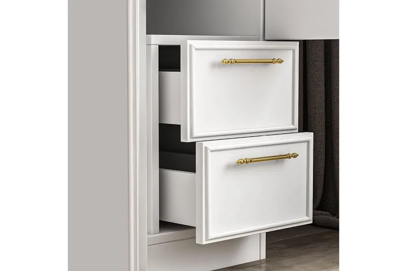 Vespera Garderob 60x171,8 cm - Vit - Förvaring - Klädförvaring - Garderob & garderobssystem