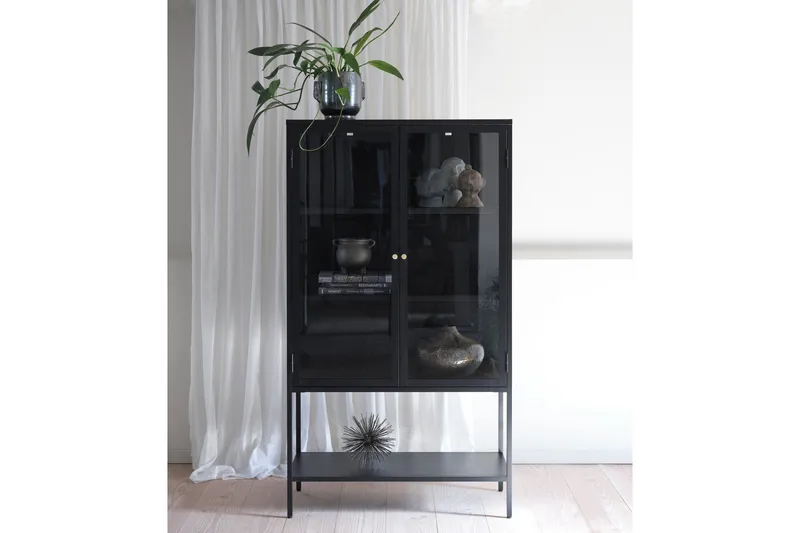 Cybella Highboard - Svart - Förvaring - Skåp - Vitrinskåp