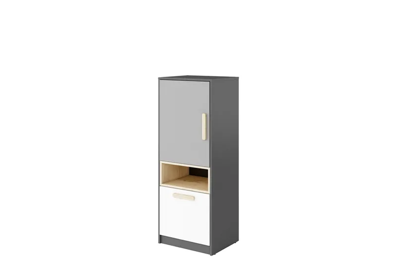 Dekona Highboard, Svart/Vit
