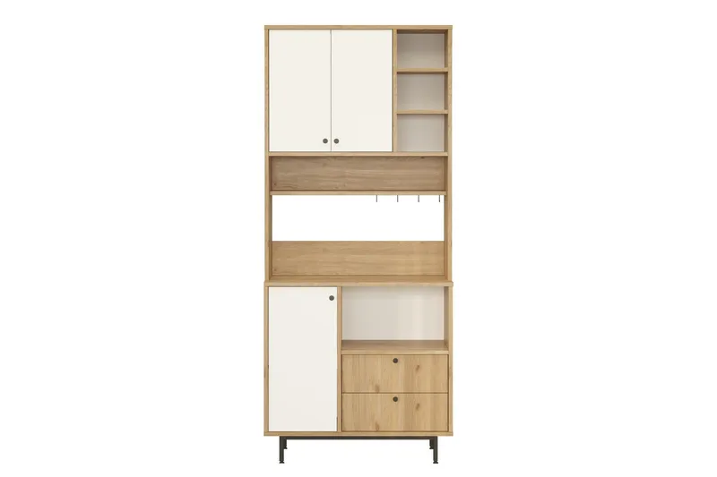Donae Highboard, Ek/Vit
