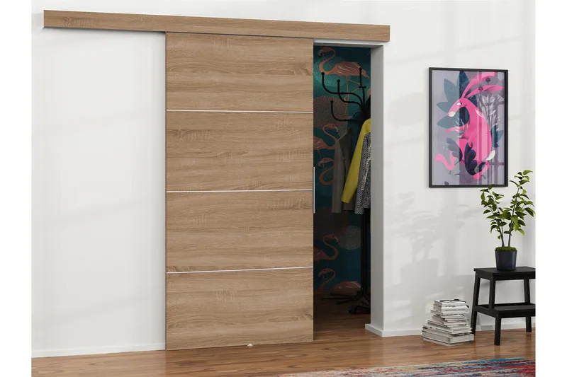 Clonmore Highboard Brown - Hus & renovering - Bygg - Dörrar & Portar - Skjutdörrar