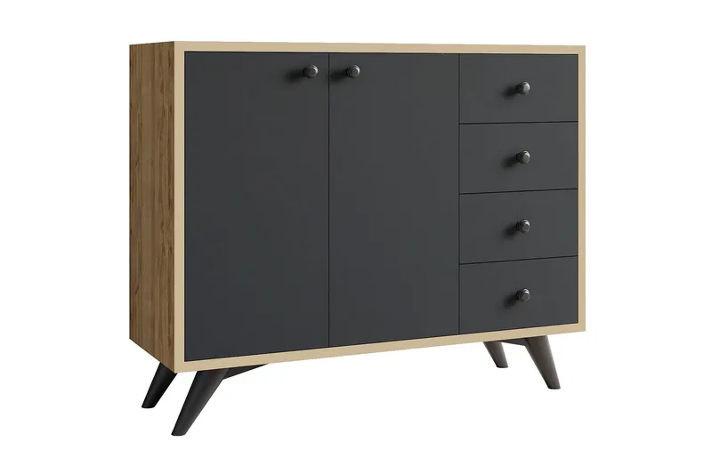 Desgrar Förvaringsskåp 100x82 cm, Brun