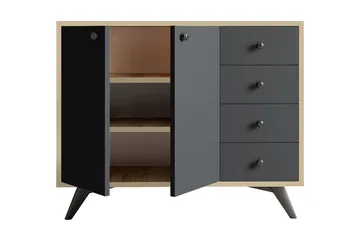 Desgrar Förvaringsskåp 100x82 cm - Brun - Förvaring - Skåp - Förvaringsskåp