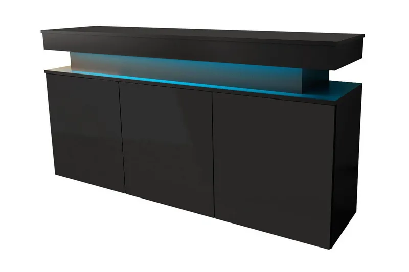 Glenndale Highboard, Svart