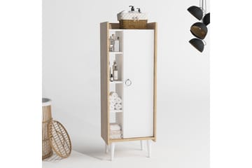 Keachi Highboard 50x30 cm - Natur/Vit - Förvaring - Skåp - Förvaringsskåp